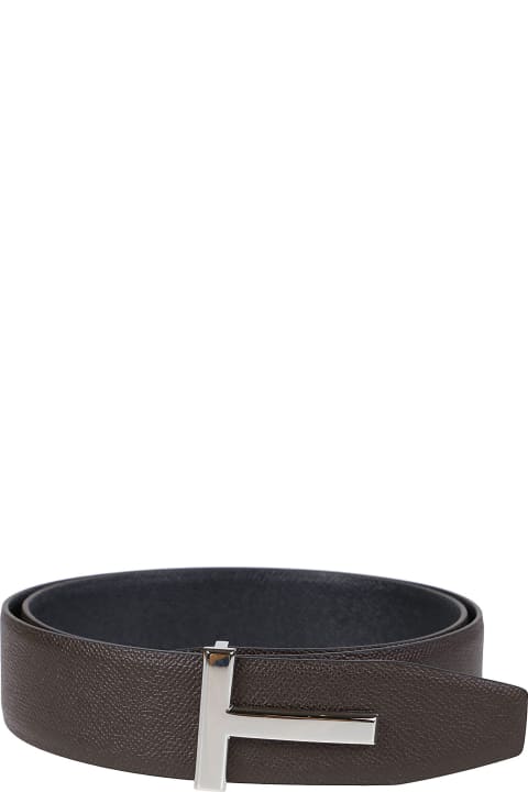 Accessories for Men Tom Ford Reversible T-buckle Belt