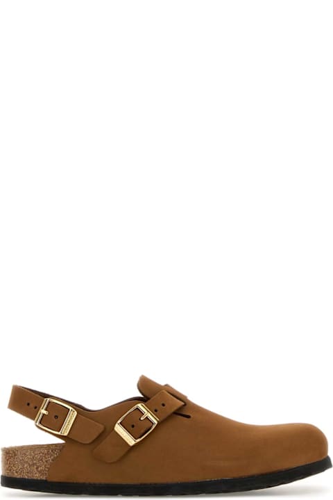 Birkenstock Camel Leather Tokyo Slippers