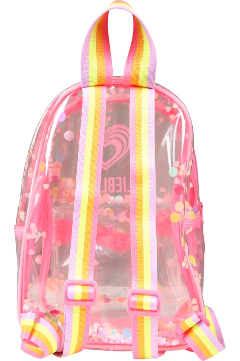Billieblush for Kids Billieblush Transparent Backpack For Girl With Logo