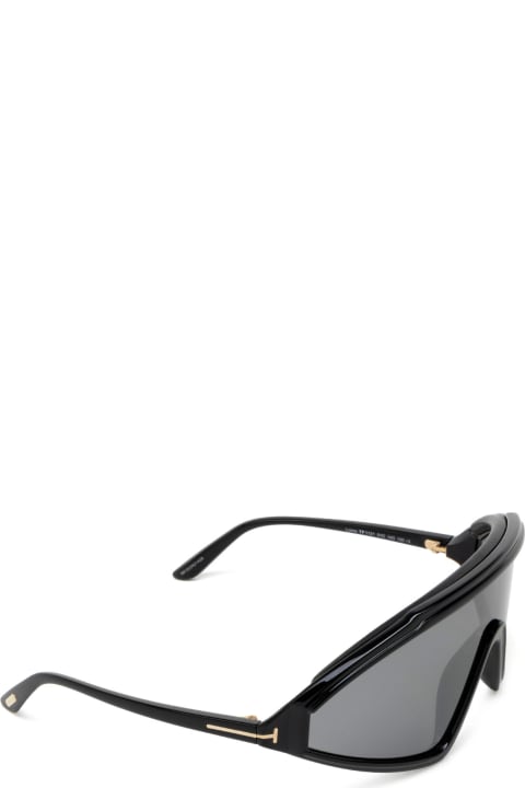 Accessories for Men Tom Ford Eyewear Ft1121 Shiny Black Sunglasses
