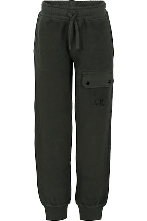 C.P. Company Undersixteen for Men C.P. Company Undersixteen Green Trousers For Boy With Logo