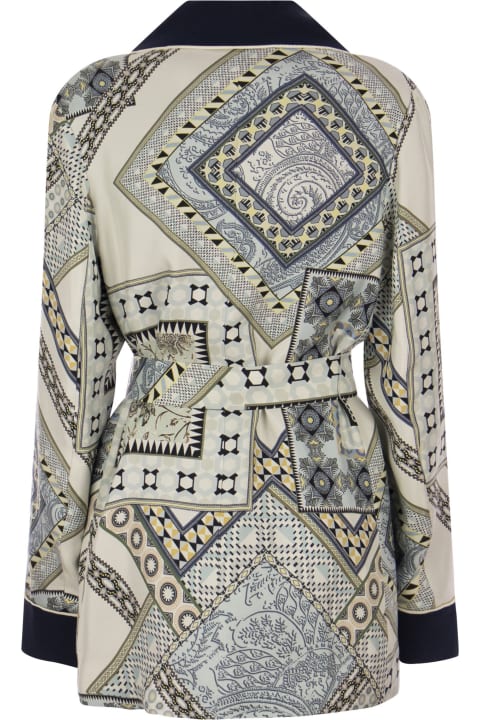 Fashion for Women Etro Silk Dressing Gown Jacket