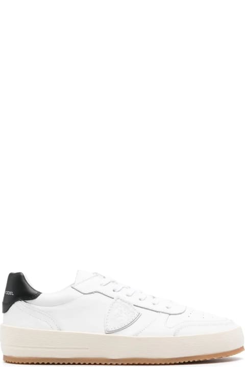 Philippe Model Sneakers for Men Philippe Model Nice Low Sneakers - White And Black