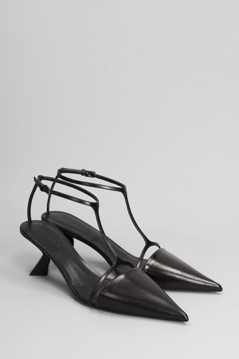 Nensi Dojaka High-Heeled Shoes for Women Nensi Dojaka Pumps In Black Leather