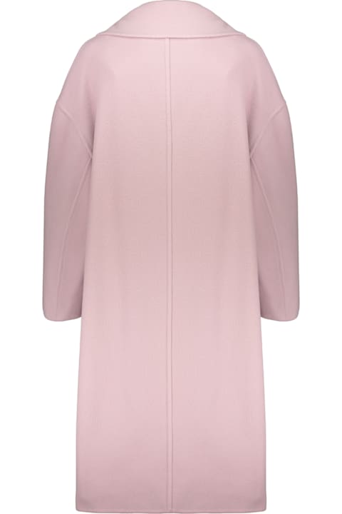 Homeware Herno Pale Pink Long Coat Elegant And Versatile