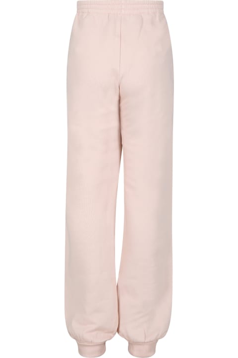 Gucci for Girls Gucci Pink Trousers For Girl With Logo Gucci 1921