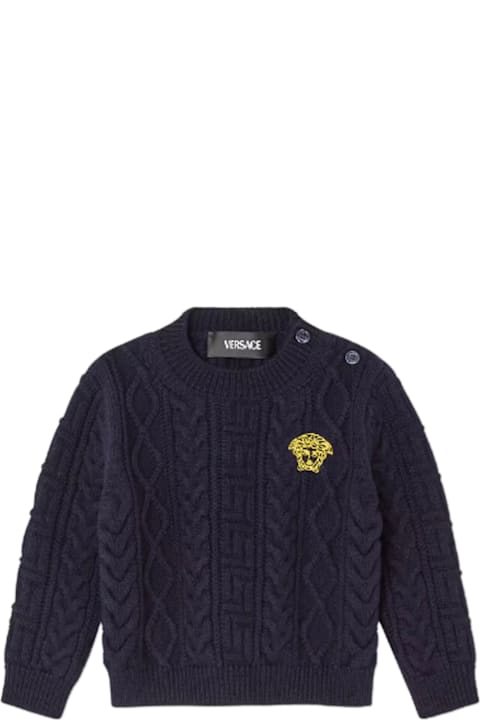 Versace Topwear for Baby Girls Versace Sweater