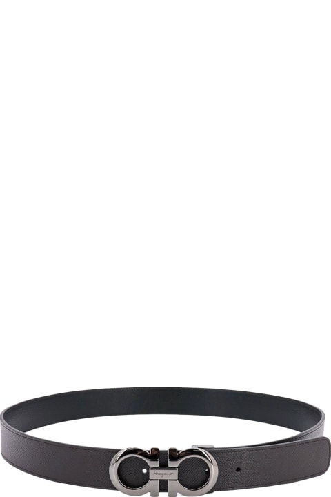Ferragamo Accessories for Men Ferragamo Leather Belt With Gancini Buckle