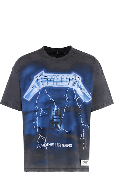 Fashion for Men REPRESENT Represent X Metallica - Printed Cotton T-shirt