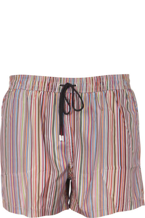 Swimwear for Men Paul Smith Multicolor Stripes Swimsuit
