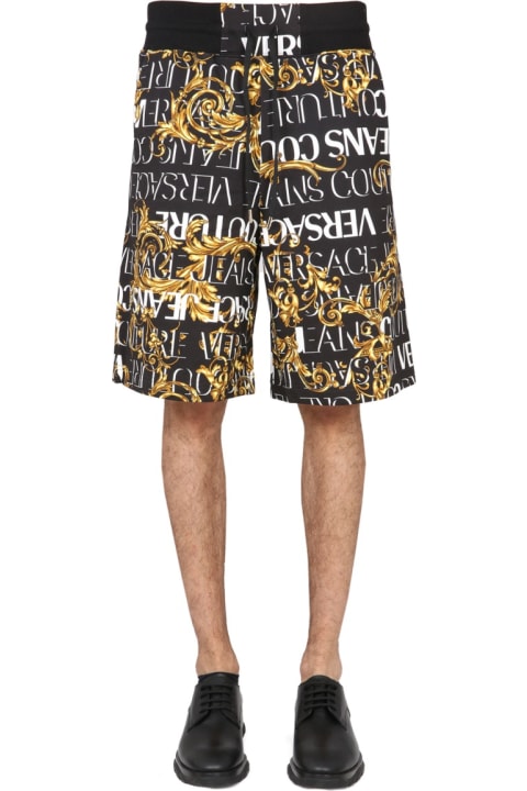 Versace Jeans Couture for Men Versace Jeans Couture Bermuda Shorts With Garland Print