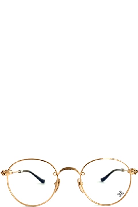 Chrome Hearts لـ Kids Chrome Hearts Bubba-a - Matte Black - Gold Plated Rx Glasses