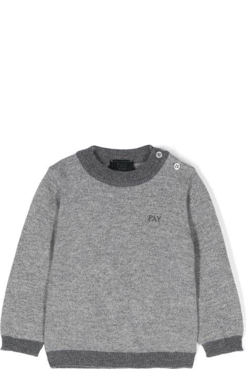 Fay سترات وبلوزات ثقيلة لـ رُضع بنات Fay Fay Sweaters Grey