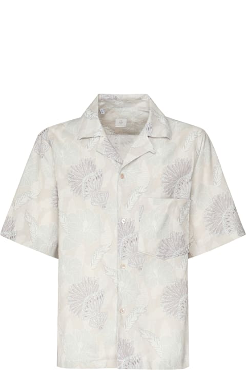 Eleventy Shirts for Men Eleventy Shirt With Paisley Print