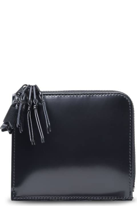 Comme des Garçons Wallet Women Comme des Garçons Wallet 'medley' Black Leather Wallet