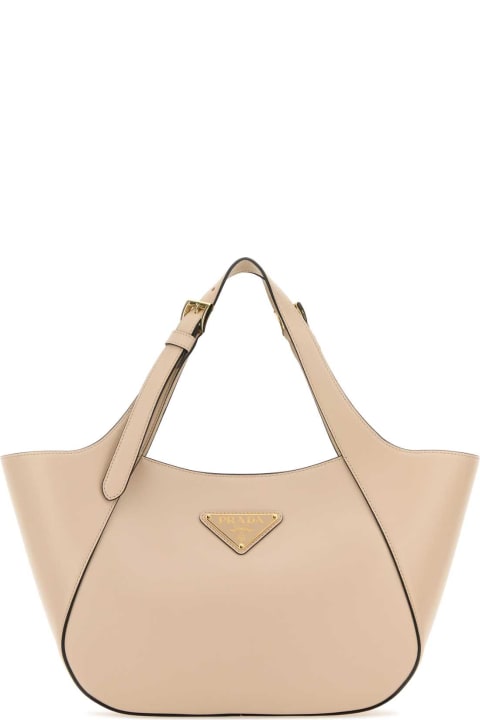 ウィメンズ新着アイテム Prada Light Pink Leather Handbag