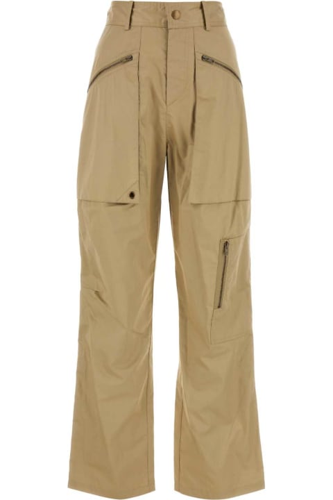 Isabel Marant Pants & Shorts for Women Isabel Marant Beige Cotton Jolande Pant