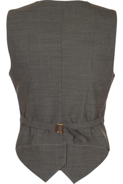 ウィメンズ新着アイテム Philosophy di Lorenzo Serafini Belted Waist Regular Fit Vest