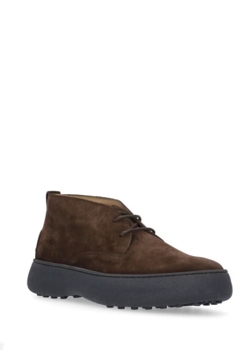 Tod's Loafers & Boat Shoes for Men Tod's Suede Ankle Boots