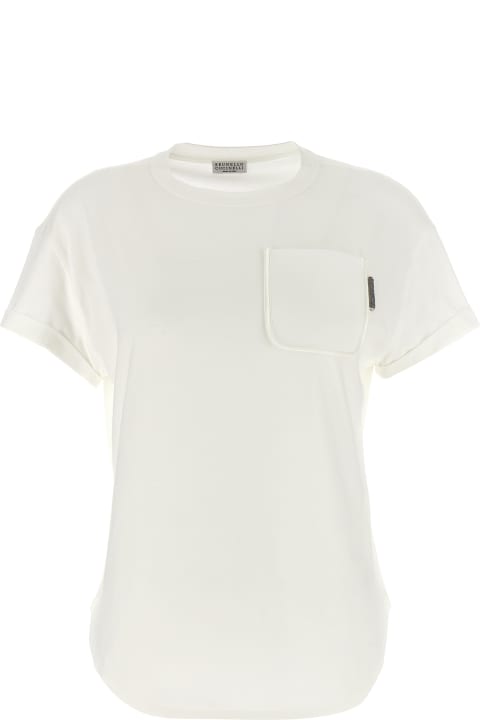 Clothing for Women Brunello Cucinelli Pocket T-shirt