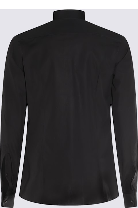 Canali for Men Canali Black Cotton Shirt