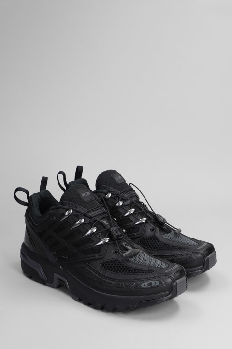 Salomon Shoes for Men Salomon Acs Pro Sneakers In Black Synthetic Fibers