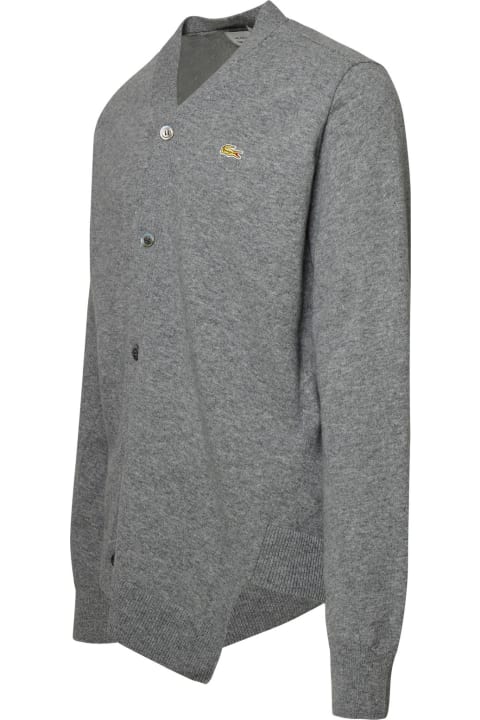 Comme des Garçons Shirt Sweaters for Men Comme des Garçons Shirt Grey Wool Cardigan