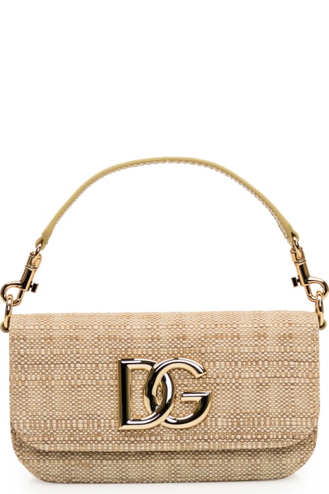 Dolce & Gabbana for Women Dolce & Gabbana Raffia Shoulder Bag