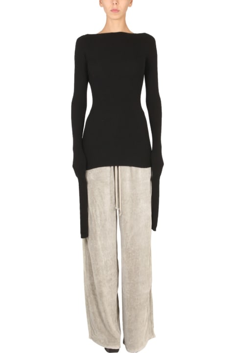 Rick Owens Sweaters for Women Rick Owens Sweater With Oversized Sleeves And Cut-out