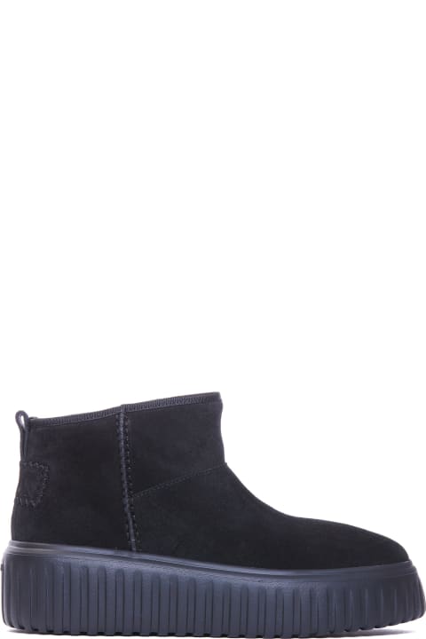 Hogan Boots for Women Hogan H-stripes Ankle Boots
