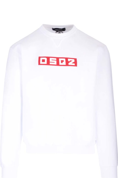Dsquared2 Sale for Men Dsquared2 Dsq2 Cool Fit Crewneck Sweatshirt