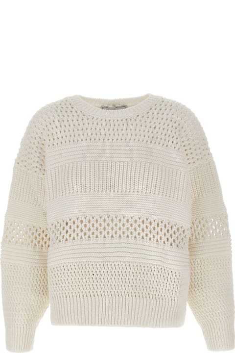 Fashion for Women Iceberg Perforated Cotton Sweater