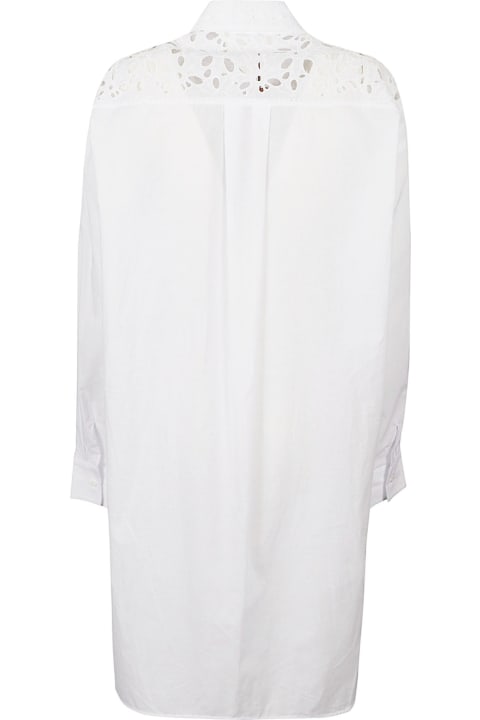 Ermanno Scervino for Women Ermanno Scervino Floral Perforated Oversized Shirt
