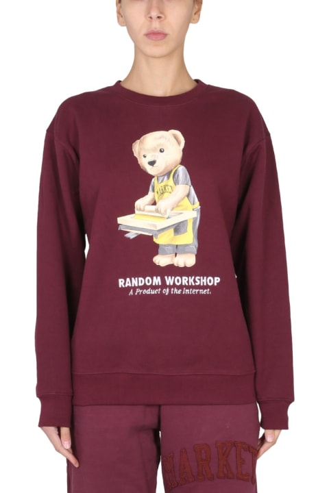 ウィメンズ Marketのフリース＆ラウンジウェア Market Random Workshop Bear Sweatshirt