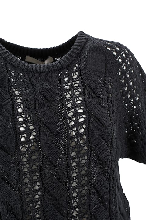 D.Exterior Clothing for Women D.Exterior Round-neck Woven Top