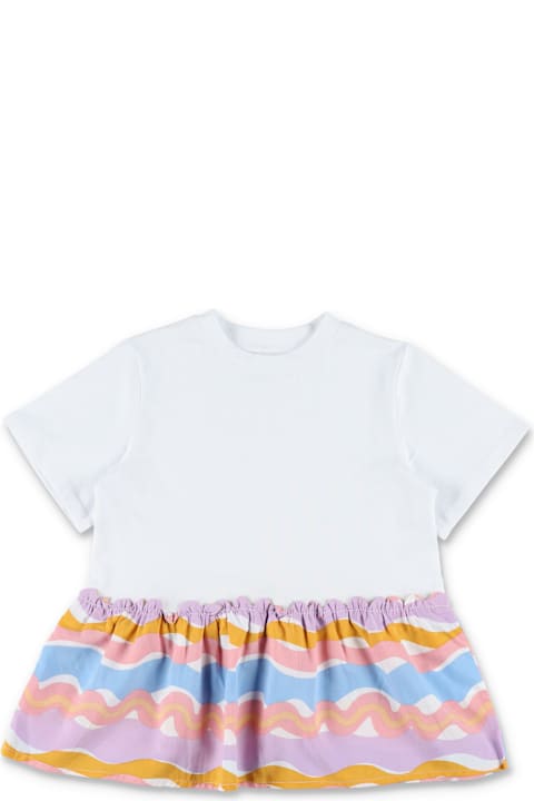Homeware Stella McCartney Kids Stella Mccartney Kids Zig-zag T-shirt Dress For Girls