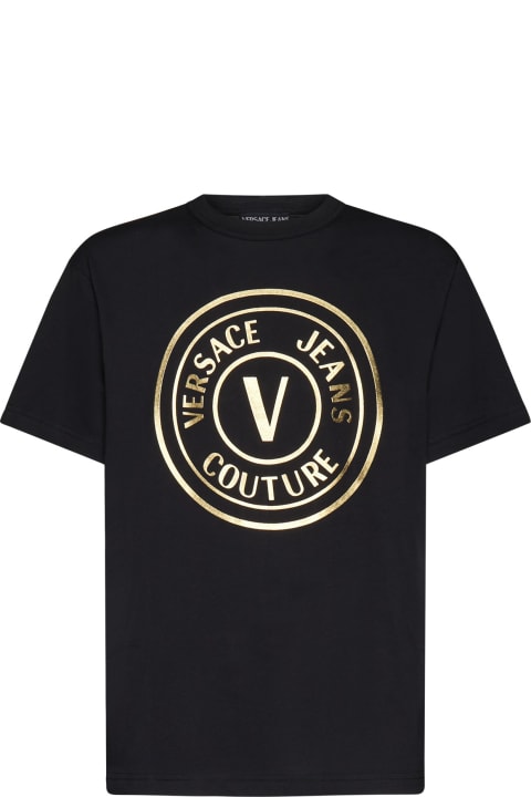 Versace Jeans Couture for Men Versace Jeans Couture V Emblem Logo T-shirt