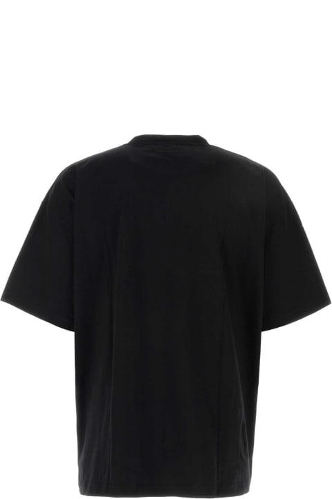 VETEMENTS Topwear for Women VETEMENTS Black Cotton Oversize T-shirt