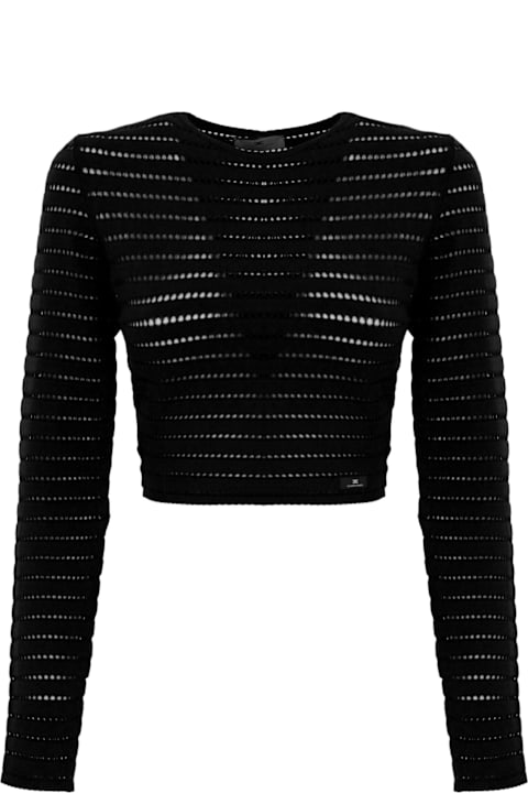 Elisabetta Franchi لـ Women Elisabetta Franchi Perforated Knit Top