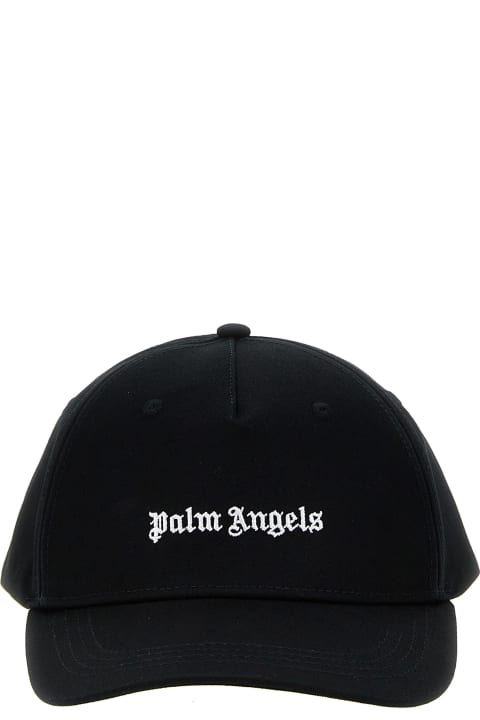 Hats for Women Palm Angels Logo Embroidered Baseball Cap