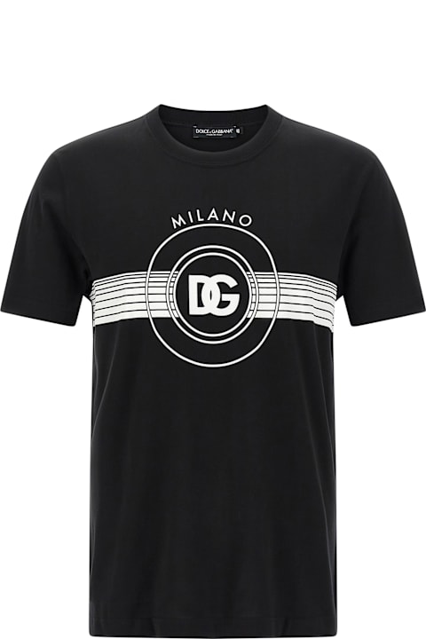 Dolce & Gabbana Sale for Men Dolce & Gabbana Dg Logo Print T-shirt