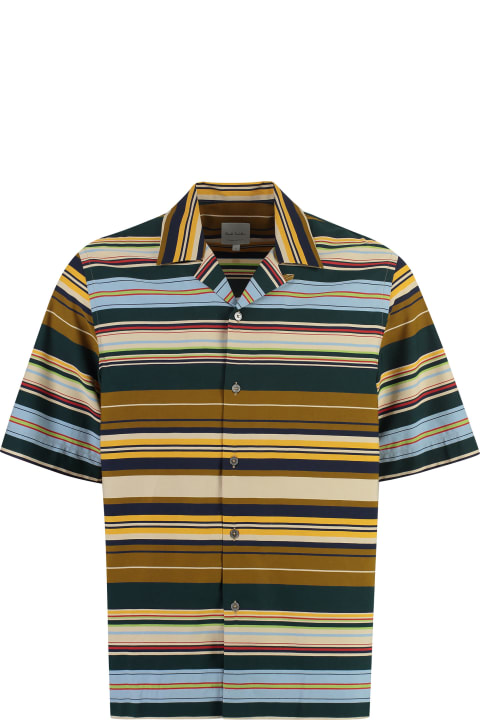 Paul Smith Shirts for Men Paul Smith Printed Short Sleeved Shirt