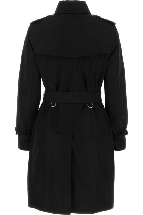 Coats & Jackets for Women Burberry Black Polyester Trench Coat