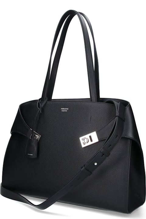 Homeware Ferragamo 'hug' Shoulder Bag