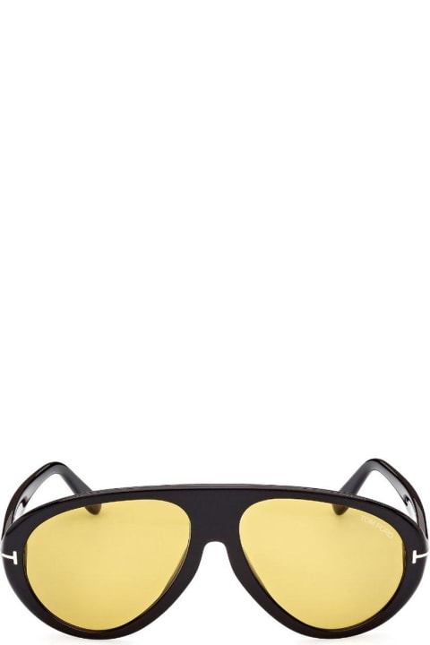 Tom Ford Eyewear نظارات لـ القسم الرجالي Tom Ford Eyewear Aviator Frame Sunglasses
