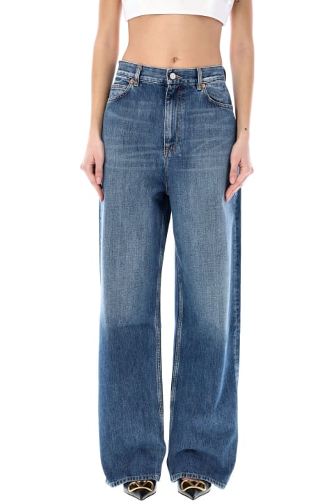 Jeans for Women Valentino Denim Trousers