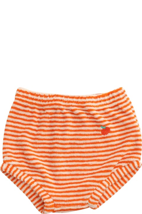Fashion for Baby Boys Bobo Choses Culotte Arancioni A Righe