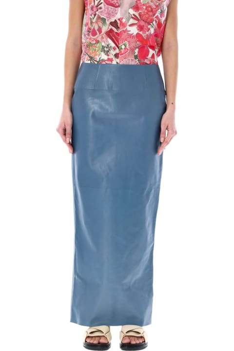 Fashion for Women Marni Shiny Leather Pencil Skirt