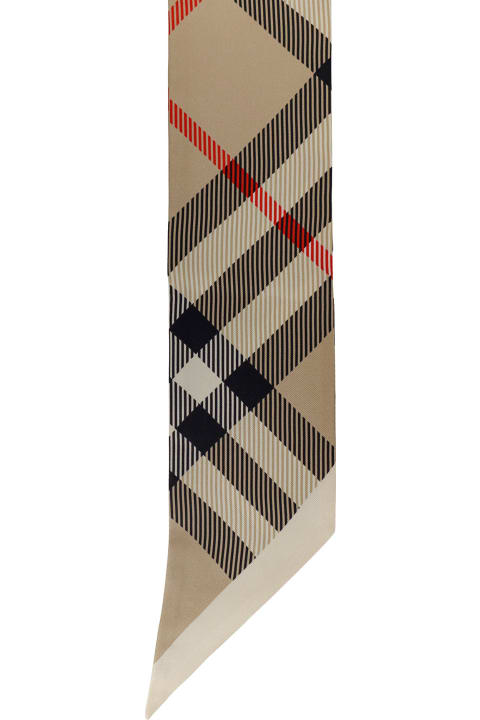 Burberry Accessories for Women Burberry Check Pattern Pointed-tip Scarf