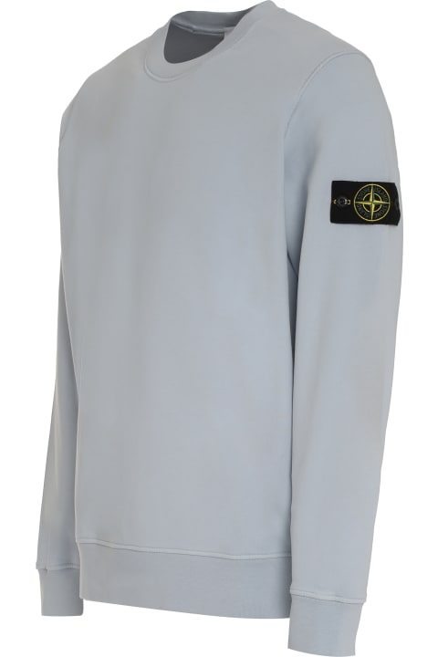 メンズ フリース＆ラウンジウェア Stone Island Logo Sleeve Sweatshirt